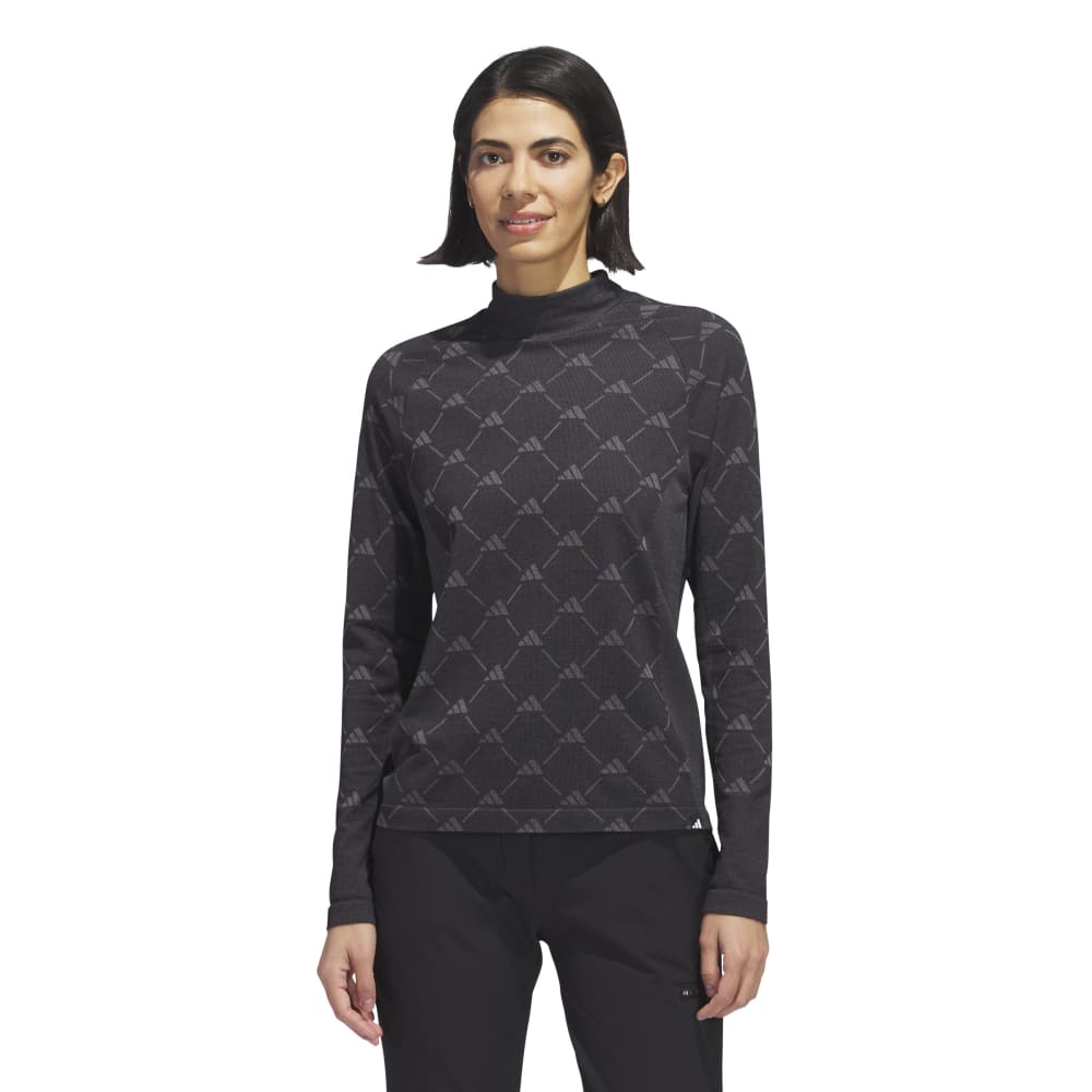 adidas Ladies Ultimate365 Tour Monogram Golf Mock HY7211 – Image 2