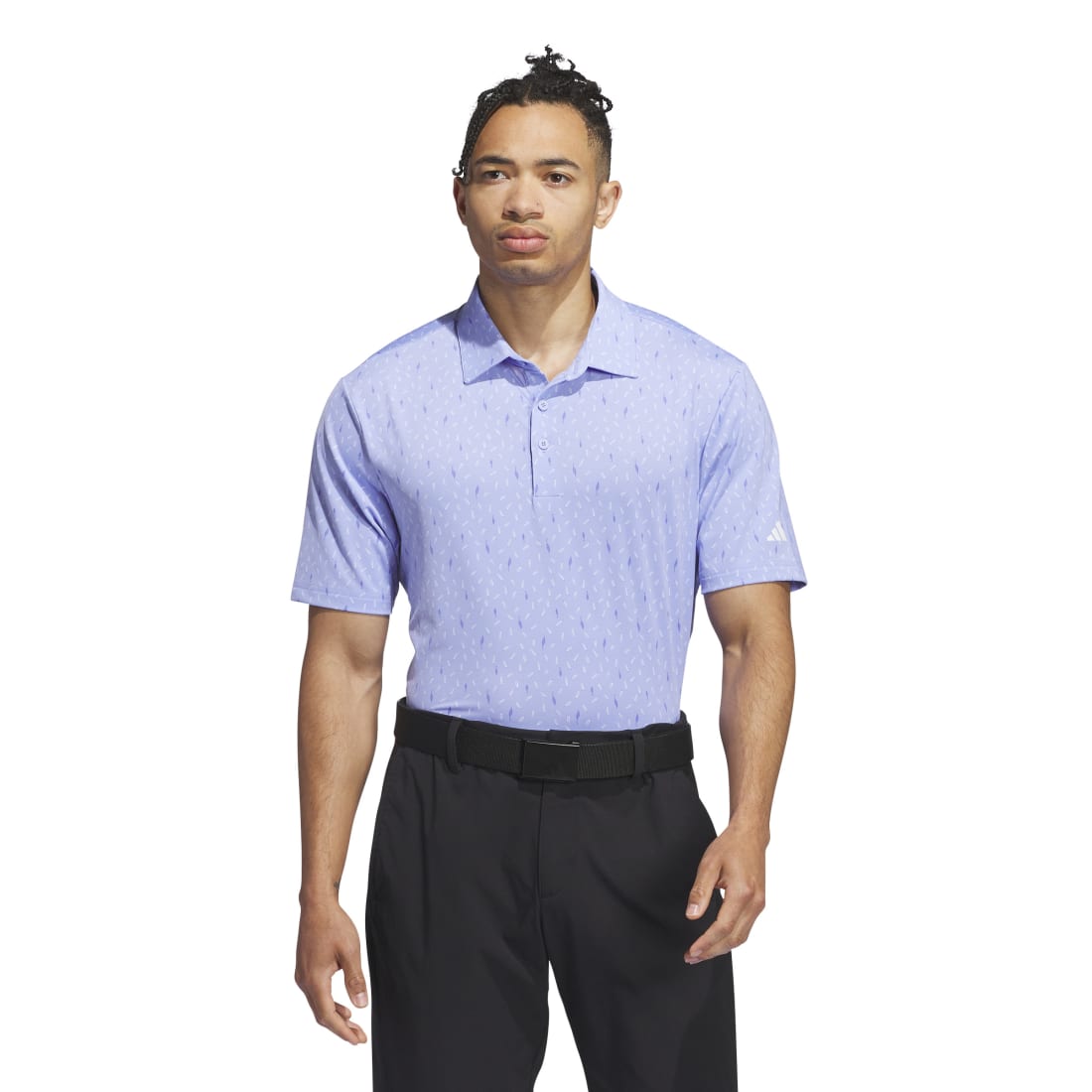 adidas Ultimate365 Allover Print Golf Polo Shirt IL0554 – Image 2