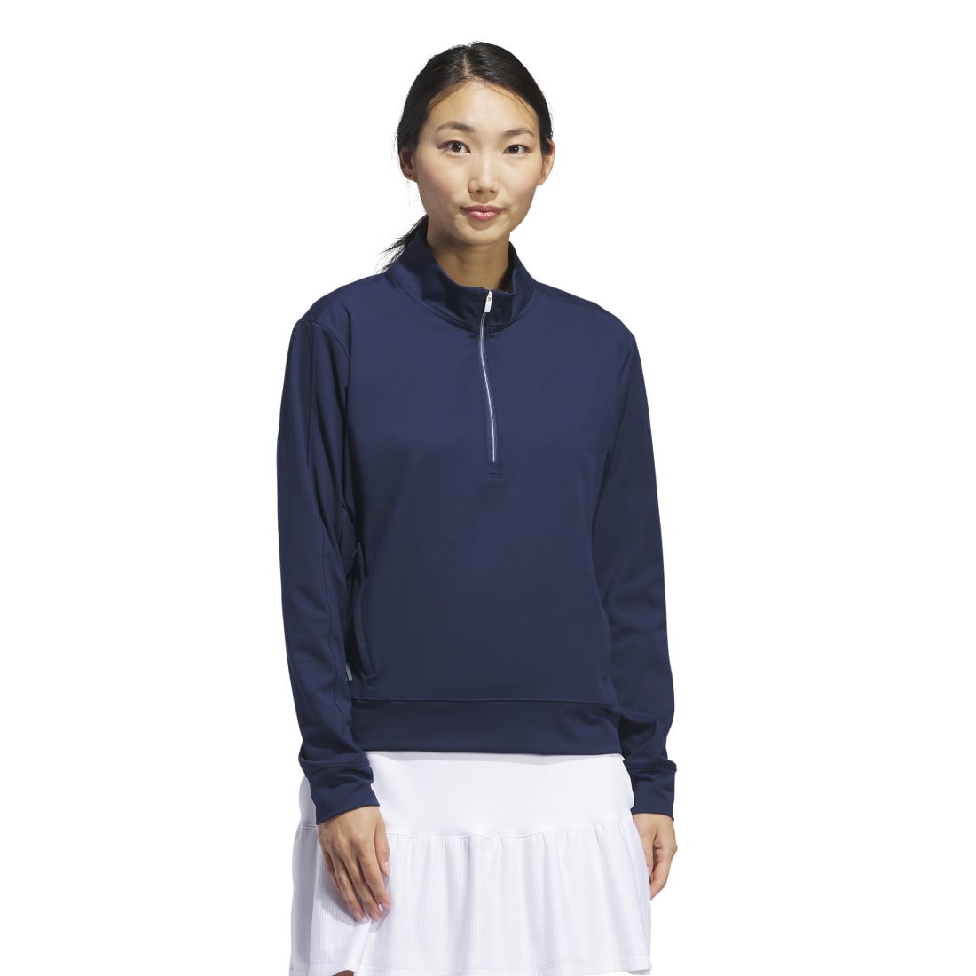 adidas Ladies Ultimate 365 Half-Zip Golf Mid Layer IP4271 – Image 2