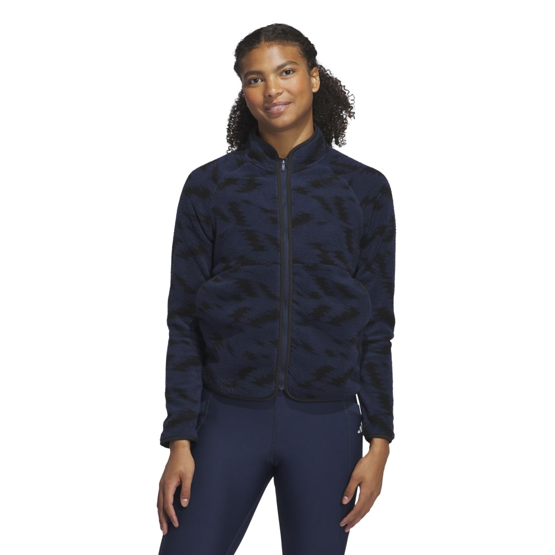 adidas Ladies Ultimate 365 Printed Golf Fleece IS9730 – Image 2