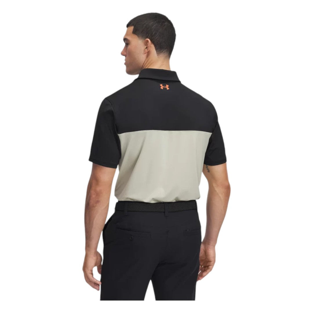 Under Armour Tee To Green Colour Block Golf Polo Shirt 1383139 – Image 2