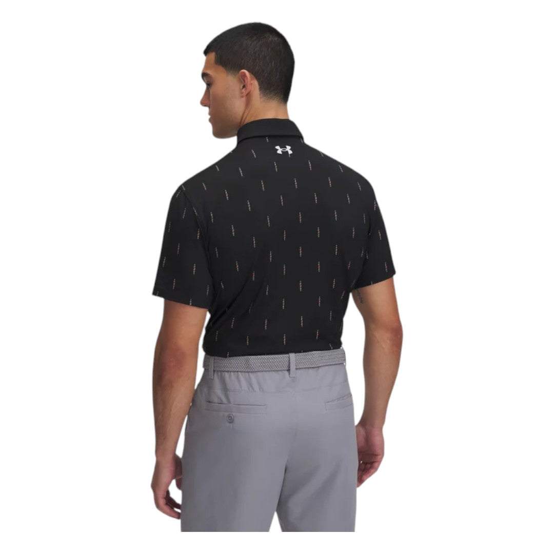 Under Armour Tee To Green Printed Golf Polo Shirt 1383715 – Image 2