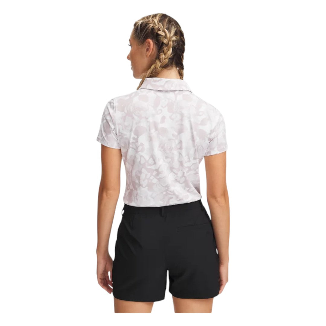 Under Armour Ladies Playoff 3.0 Printed Golf Polo Shirt 1387148 – Image 2
