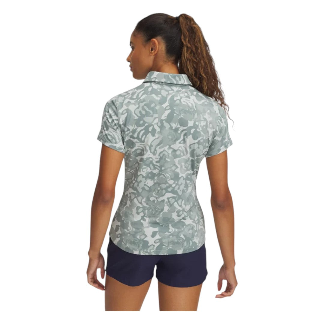 Under Armour Ladies Playoff 3.0 Printed Golf Polo Shirt 1387148 – Image 2