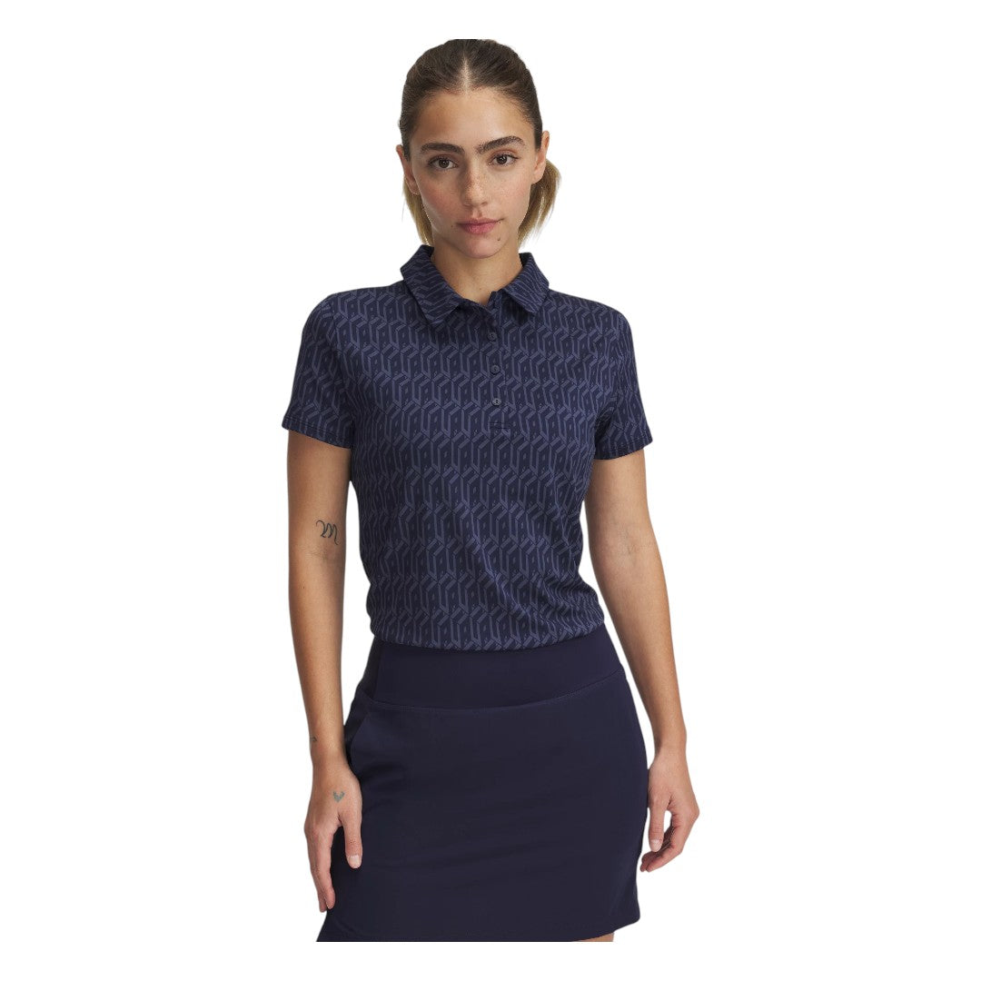 Under Armour Ladies Playoff 3.0 Printed Golf Polo Shirt 1387148