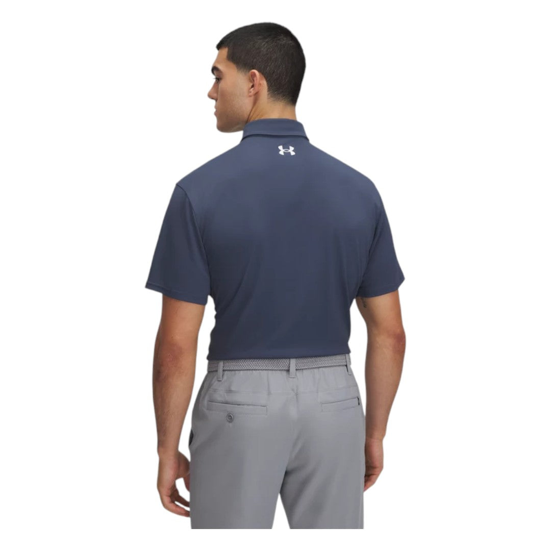 Under Armour Tee To Green Pique Golf Polo Shirt 1390123 – Image 2