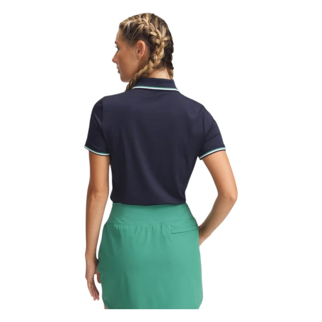 Under Armour Ladies Drive Rib SS Golf Polo Shirt 6000657 – Image 2