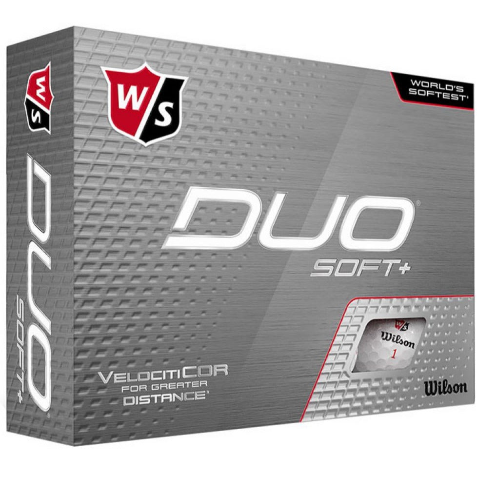 Wilson Duo Soft+ Golf Balls | White