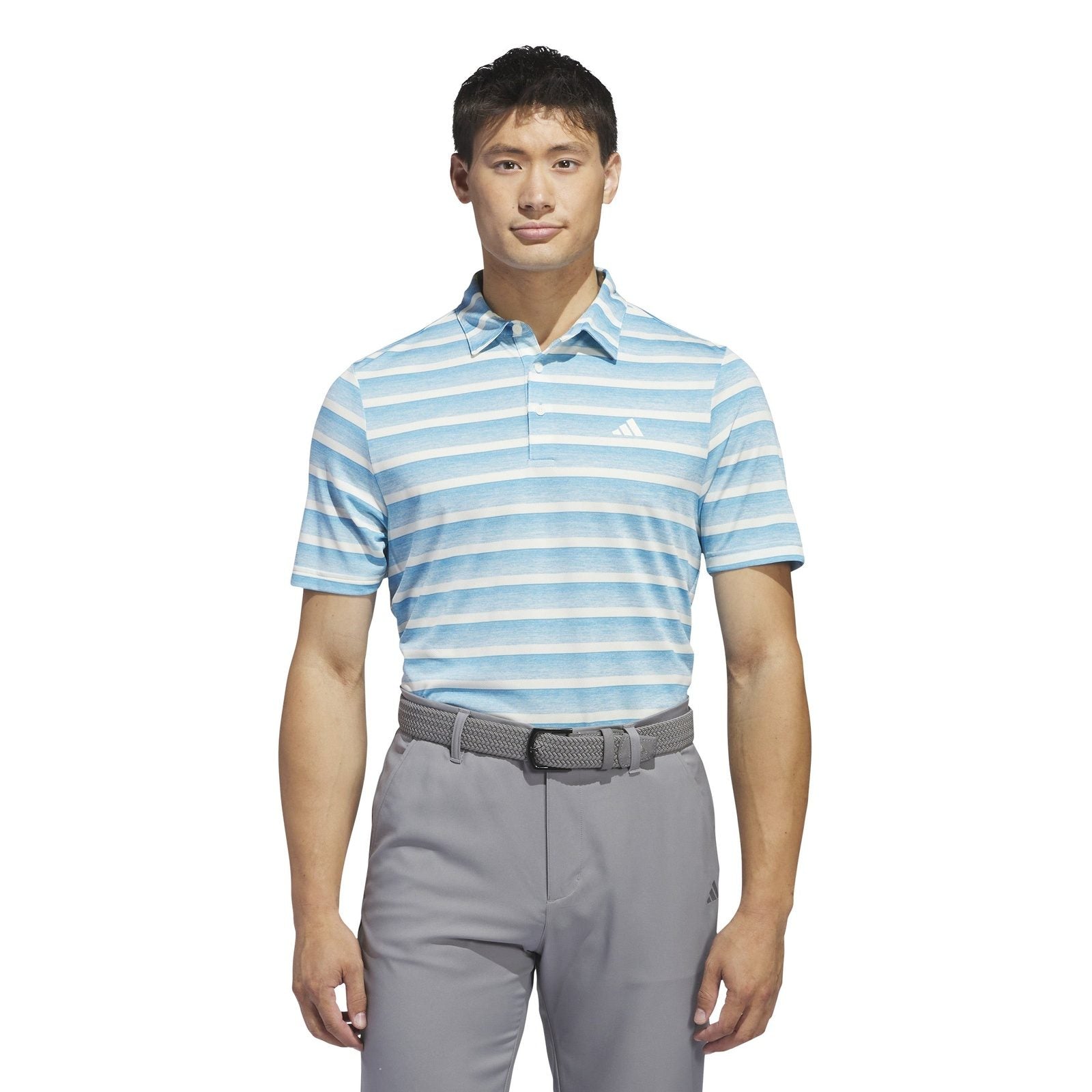 adidas 2-Colour Stripe Golf Polo Shirt IU4334 – Image 2