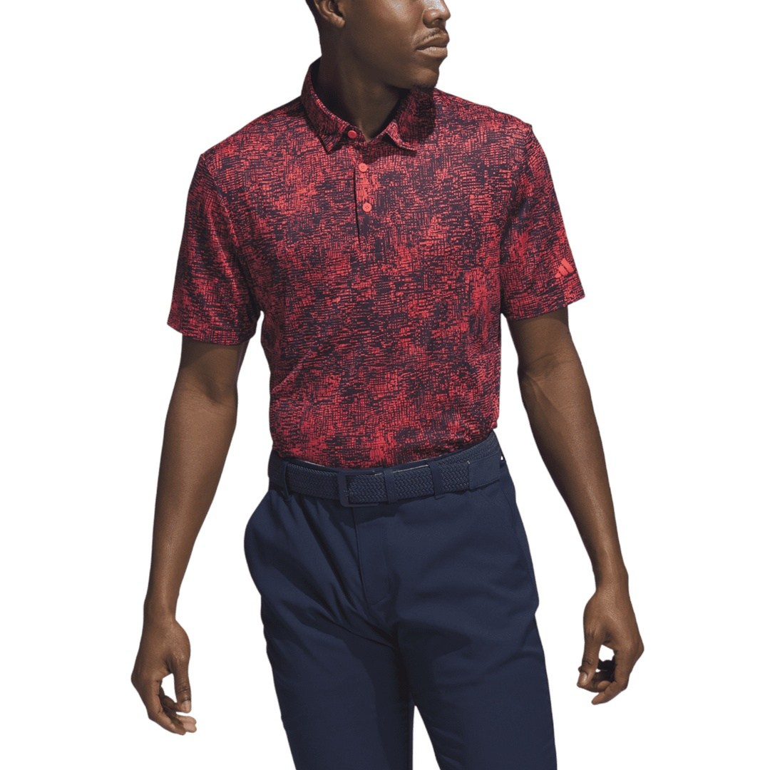 adidas Aerial Jacquard Golf Polo Shirt HZ0443 – Image 2