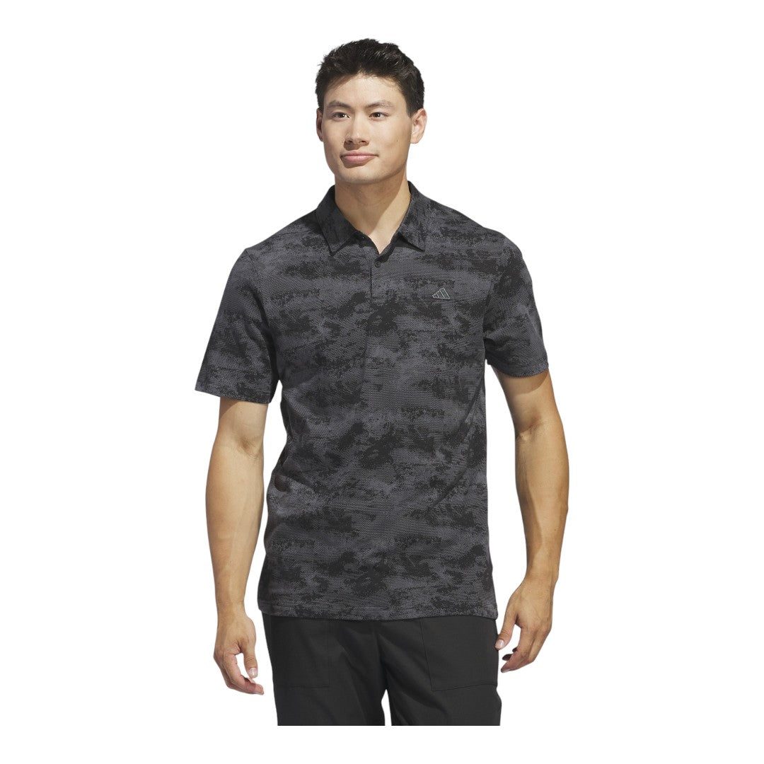 adidas Go-To Printed Mesh Golf Polo Shirt IN6413 – Image 2