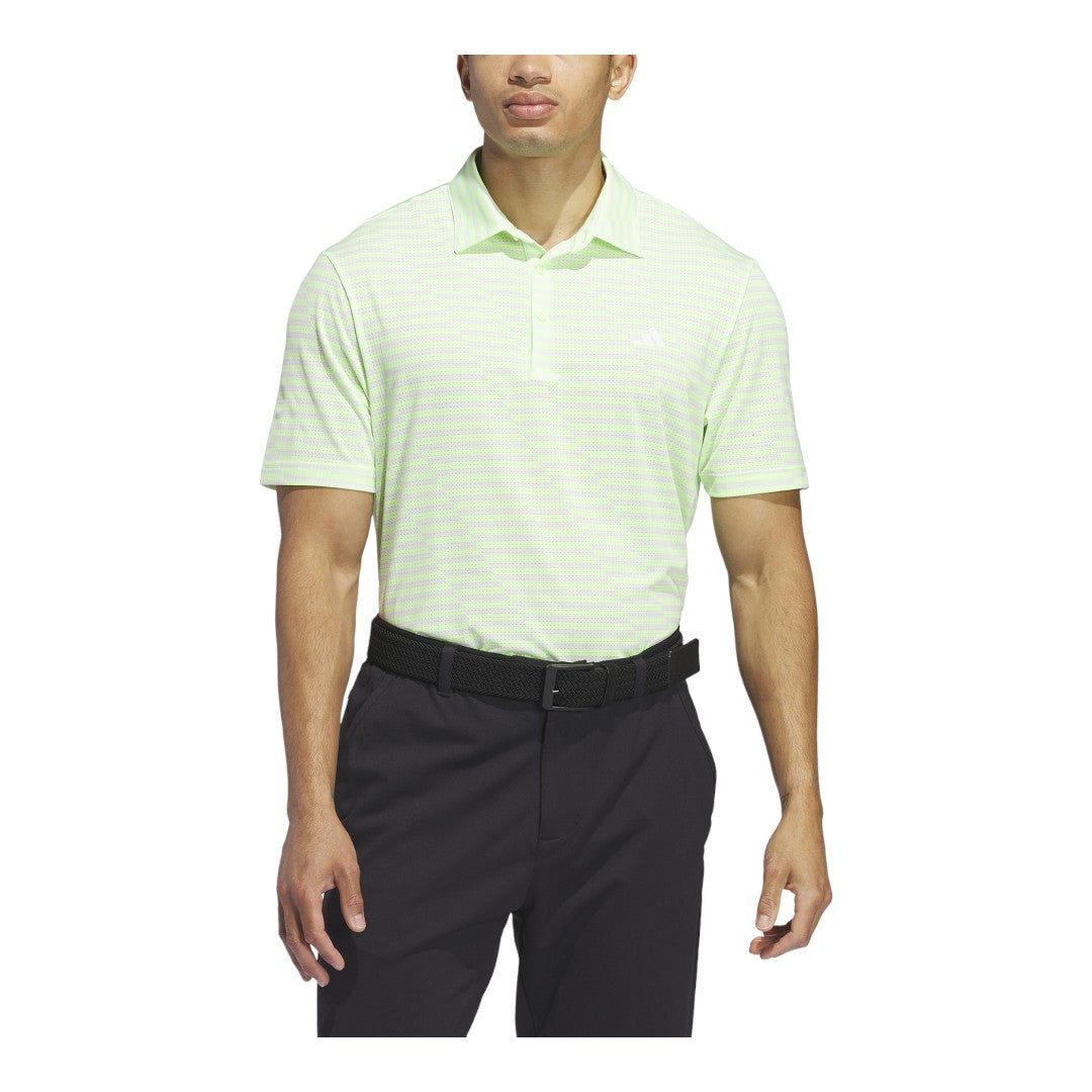 adidas Ultimate365 Mesh Print Golf Polo Shirt IU4391 – Image 2