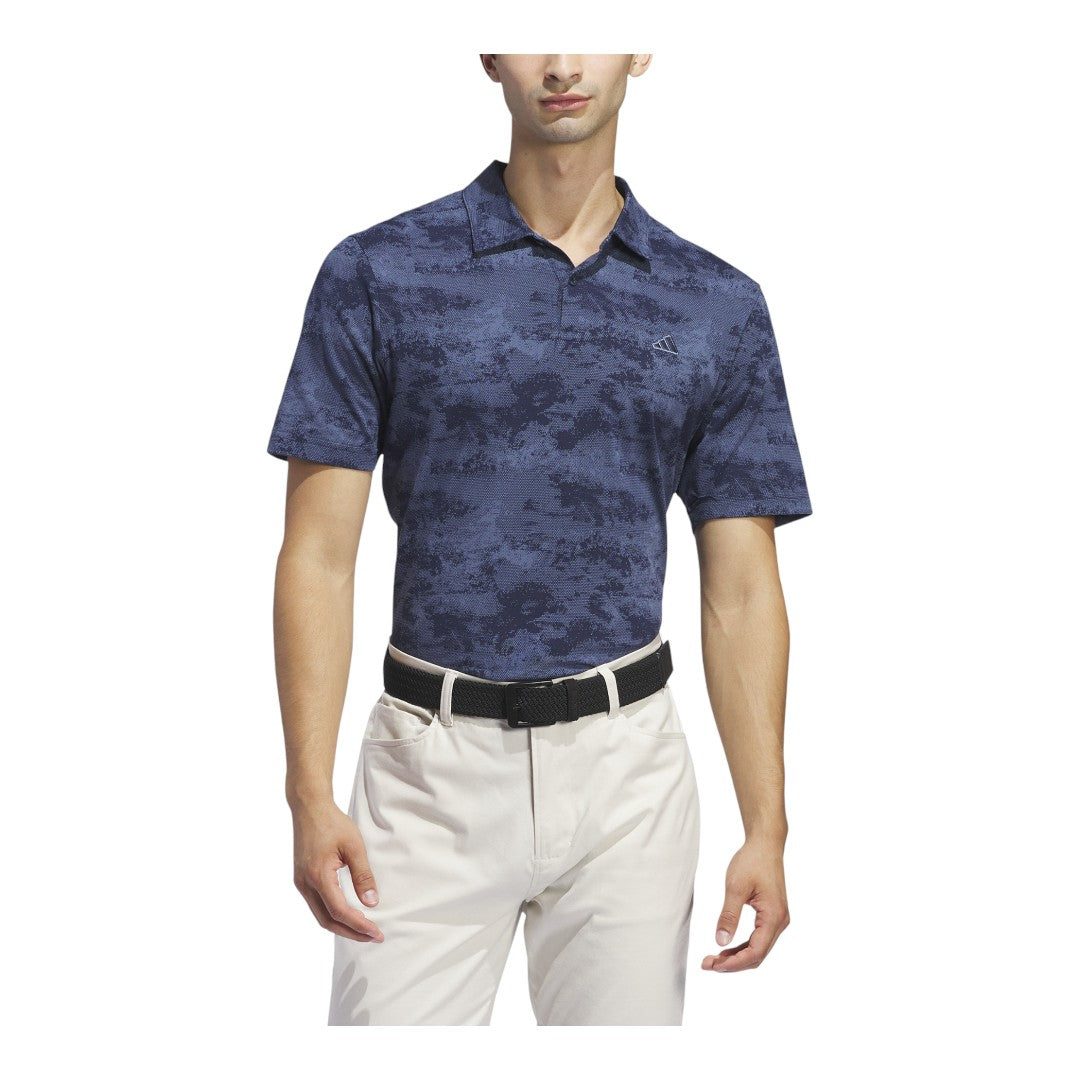 adidas Go-To Printed Mesh Golf Polo Shirt IU4428 – Image 2