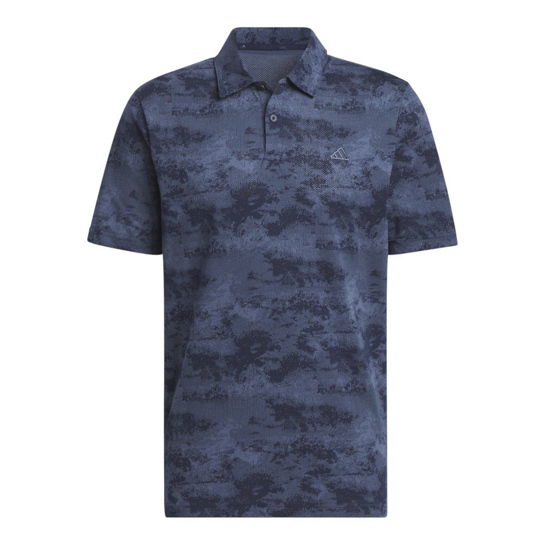 adidas Go-To Printed Mesh Golf Polo Shirt IU4428