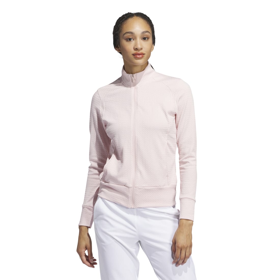 adidas Ladies Ultimate365 Textured Golf Mid Layer IY8753 – Image 2