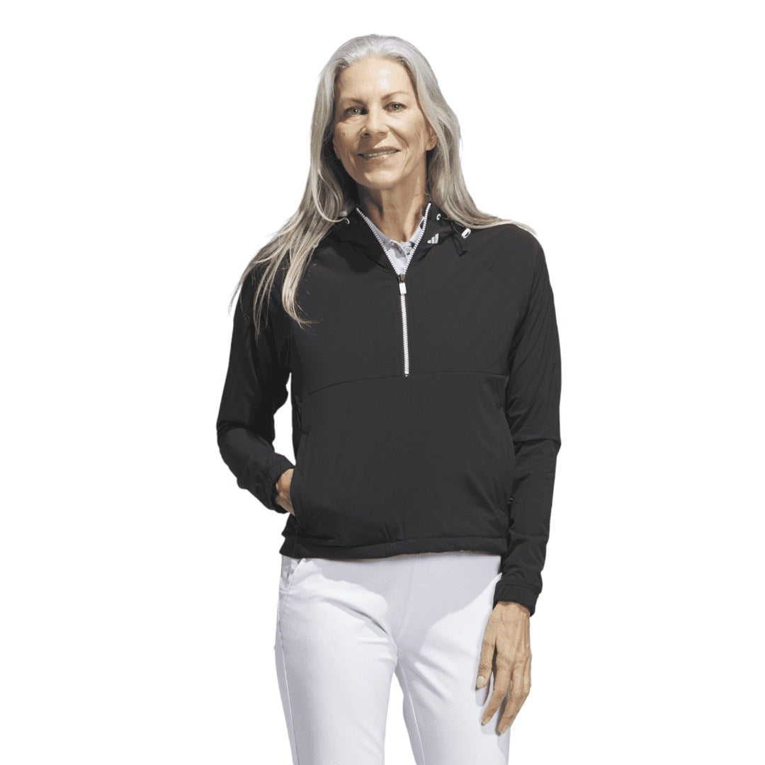 adidas Ladies Ultimate365 Tour WIND.RDY Golf Fleece Hoodie IK7189 – Image 2