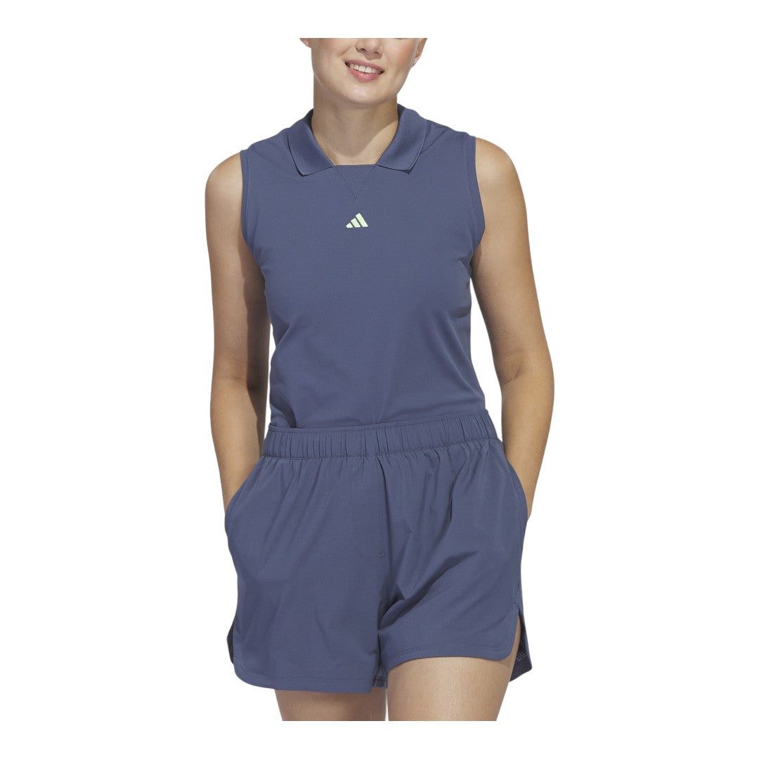 adidas Ladies Ultimate365 Twistknit Golf Polo Shirt IP8678 – Image 2