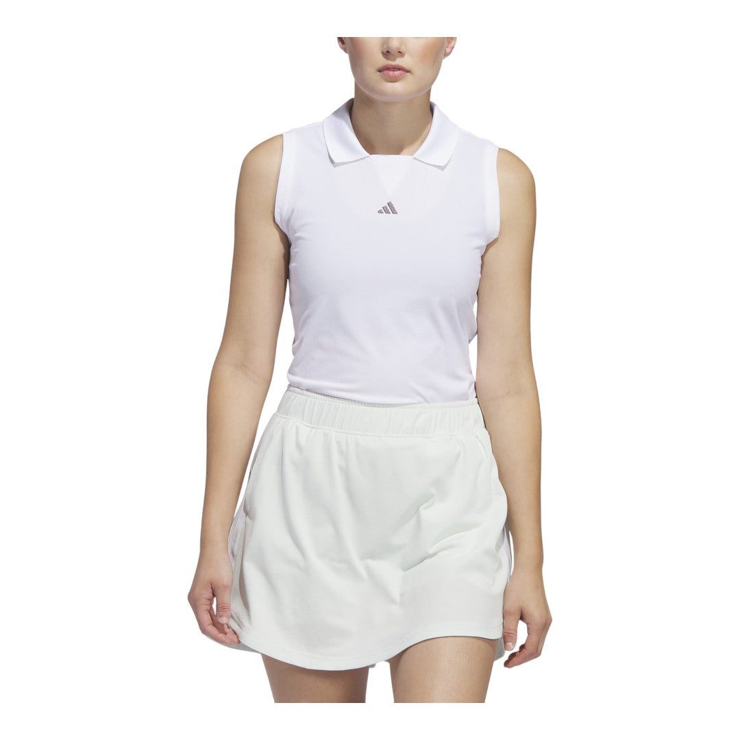 adidas Ladies Ultimate 365 Twistknit Golf Polo Shirt IP4203 – Image 2