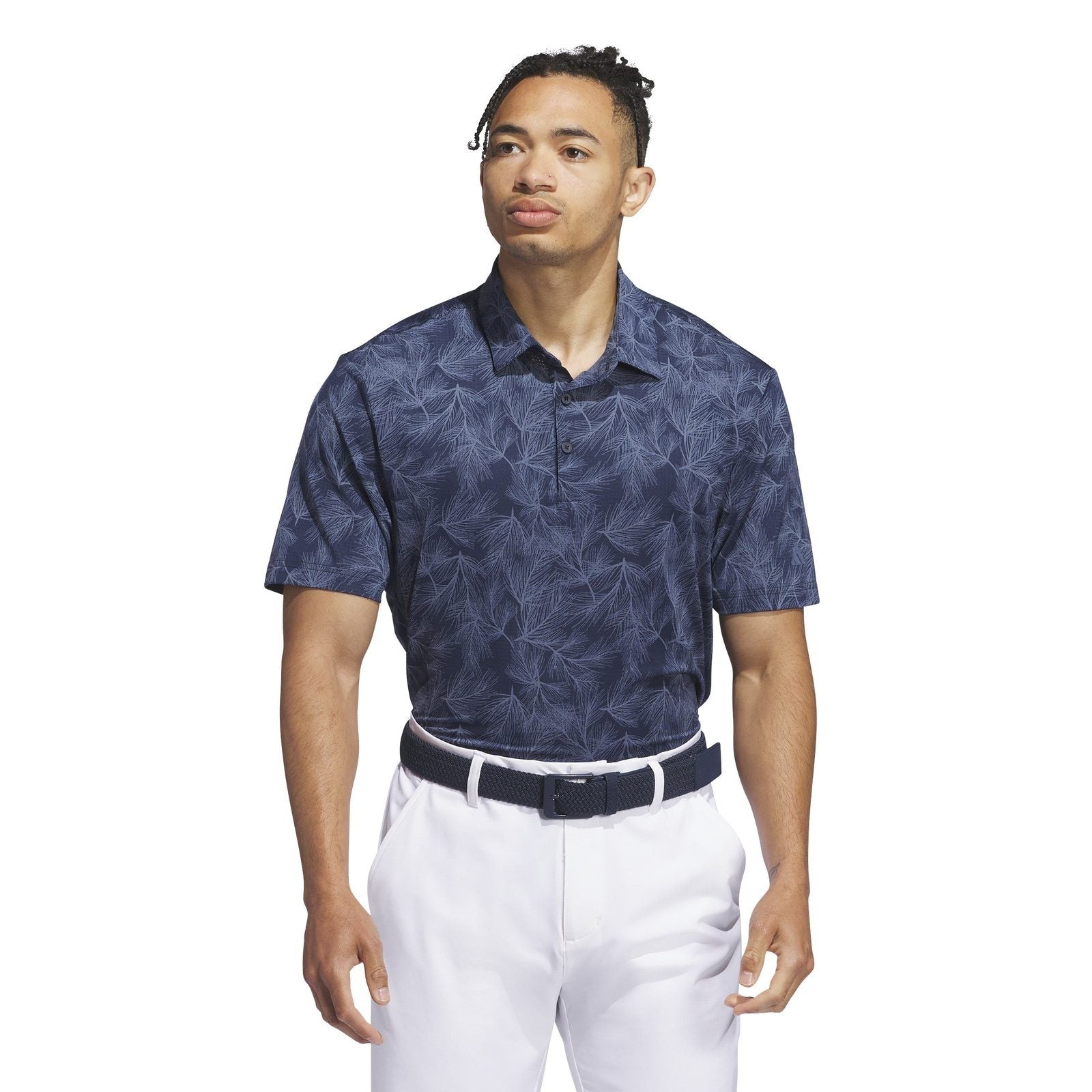 adidas Ultimate 365 Pine Print Golf Polo Shirt IL0568 – Image 2