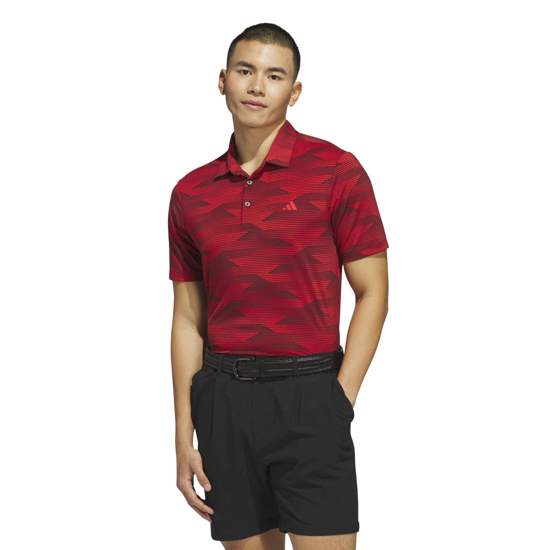 adidas Ultimate 365 Wave Print Golf Polo Shirt JF4899 – Image 2