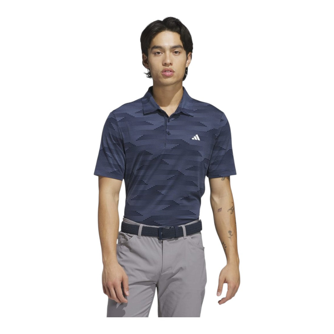 adidas Ultimate 365 Wave Print Golf Polo Shirt JN9136 – Image 2