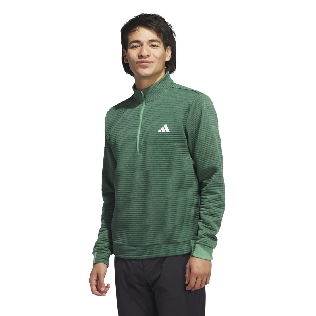 adidas Ultimate365 DWR Textured 1/4 Zip Golf Mid Layer IL0560 – Image 2