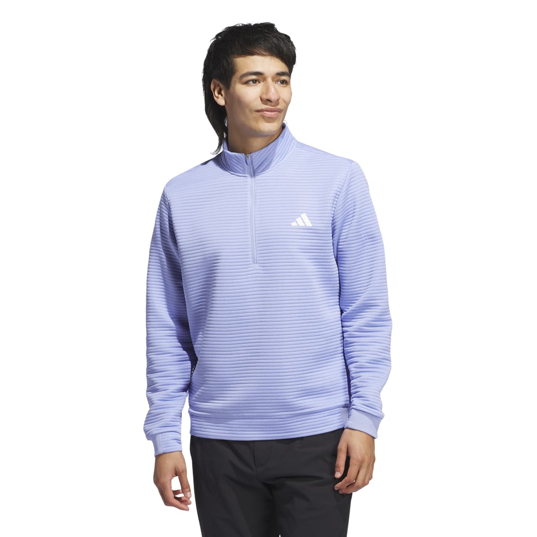 adidas Ultimate365 DWR Textured 1/4 Zip Golf Mid Layer IL0561 – Image 2