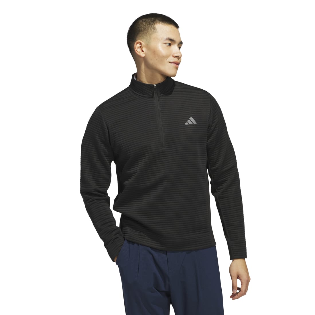 adidas Ultimate365 DWR Textured 1/4-Zip Golf Mid Layer JJ1751 – Image 2
