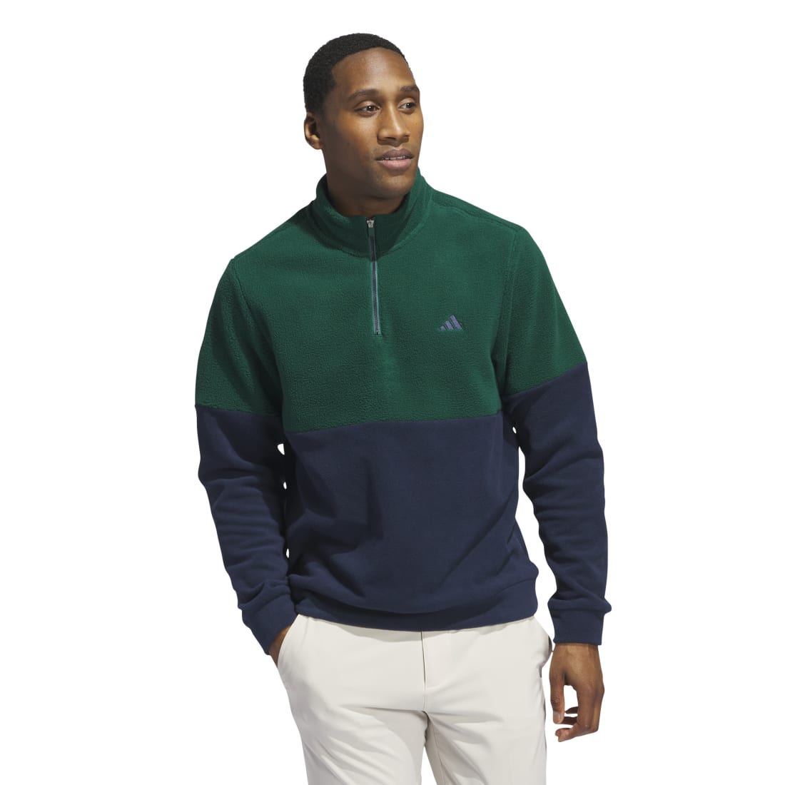 adidas Ultimate365 Fleece 1/4 Zip Golf Mid Layer IW1403 – Image 2