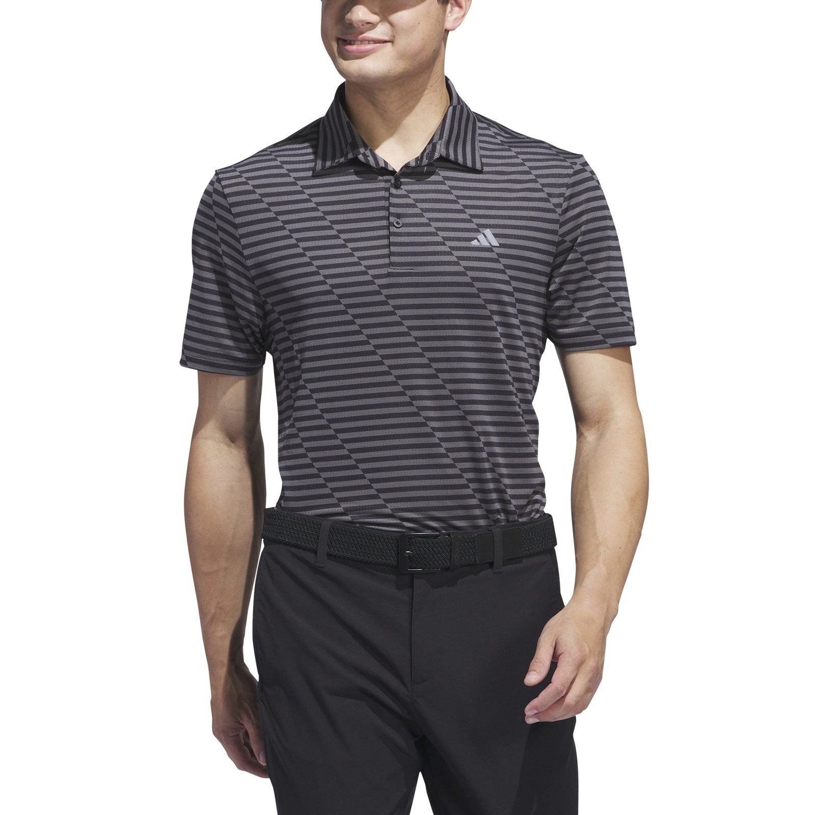 adidas Ultimate365 Mesh Print Golf Polo Shirt IS8867 – Image 2