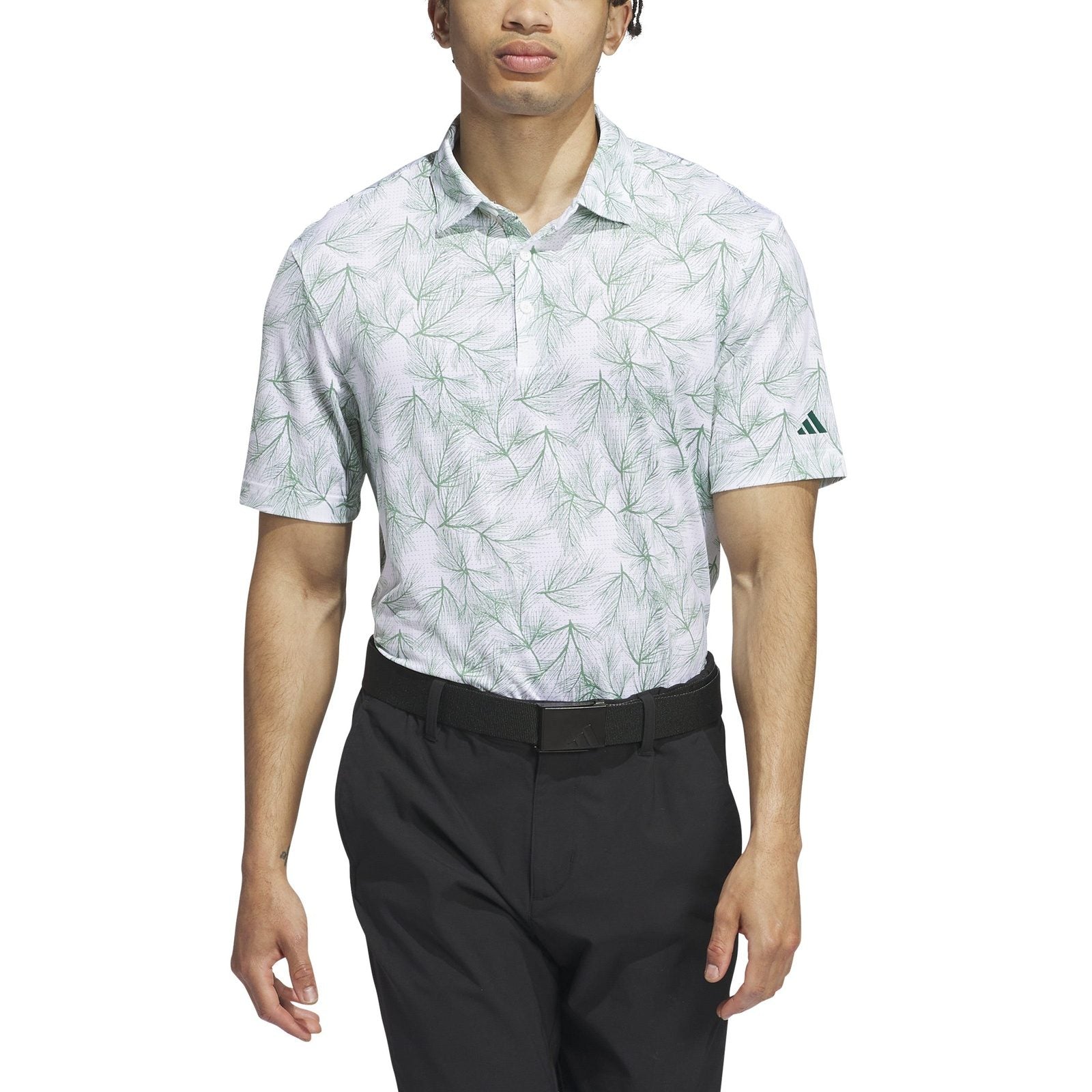 adidas Ultimate365 Mesh Print Golf Polo Shirt IT0157 – Image 2