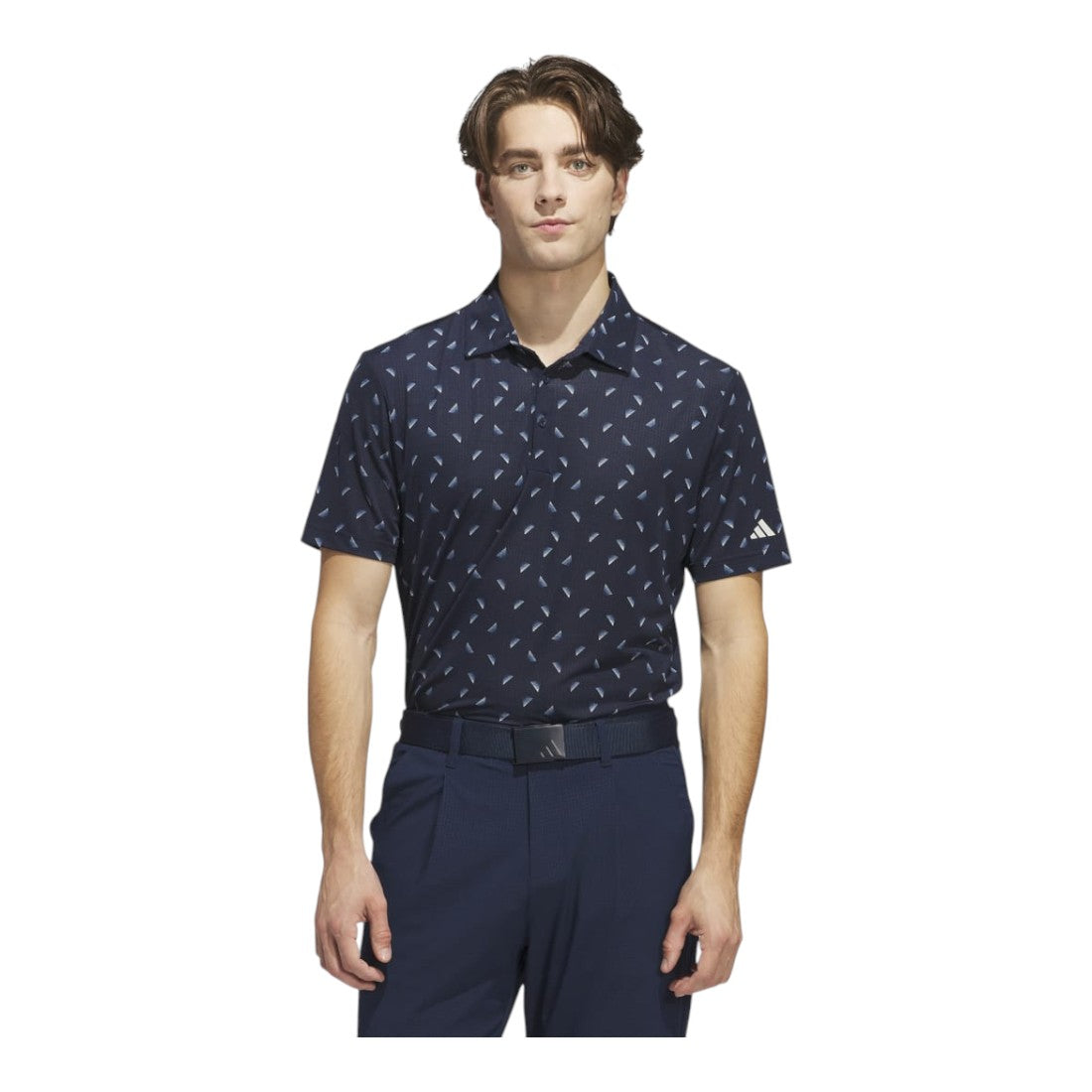 adidas Ultimate365 Mesh Print Golf Polo Shirt JF4909 – Image 2