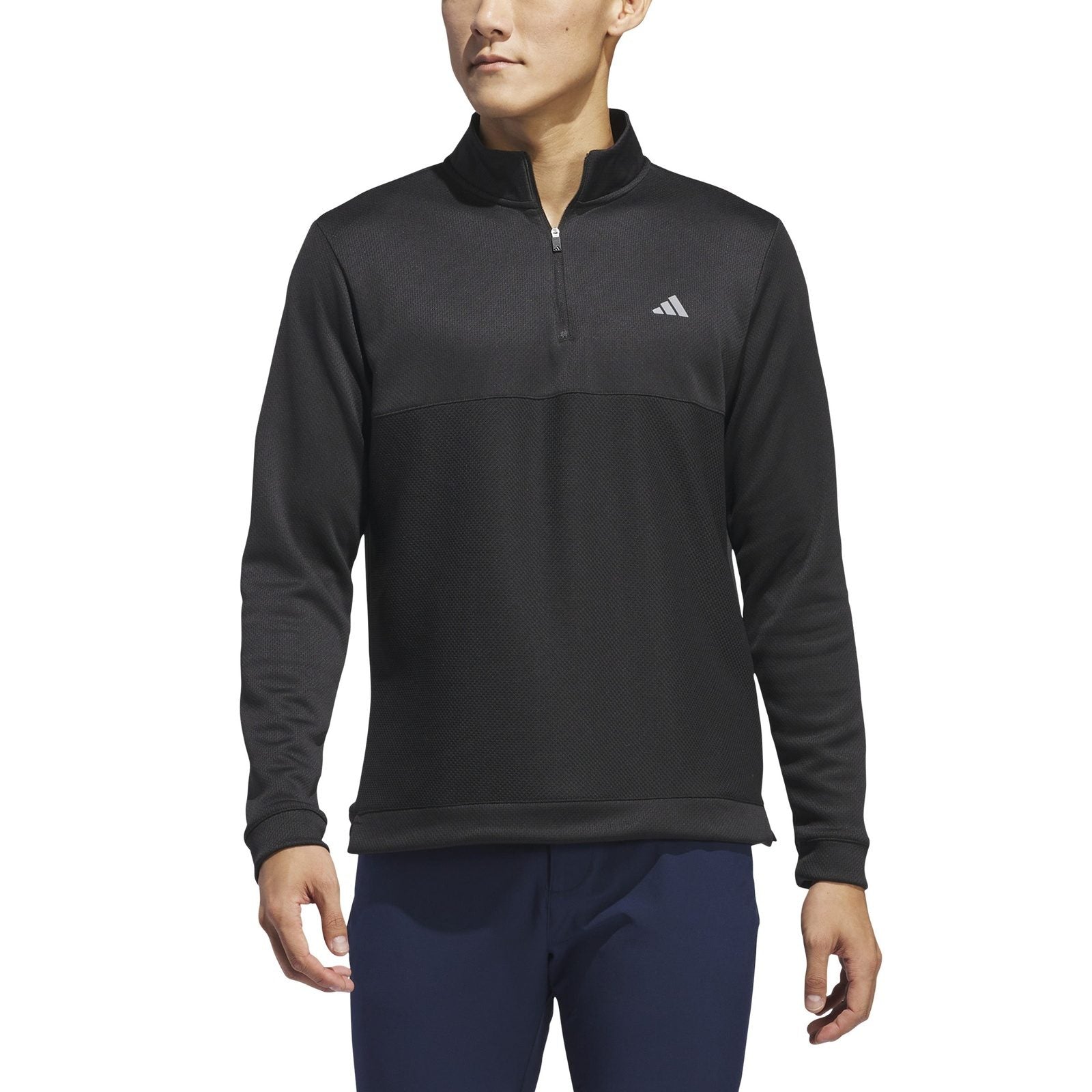 adidas Ultimate365 Textured 1/4 Zip Golf Mid Layer IU4696 – Image 2