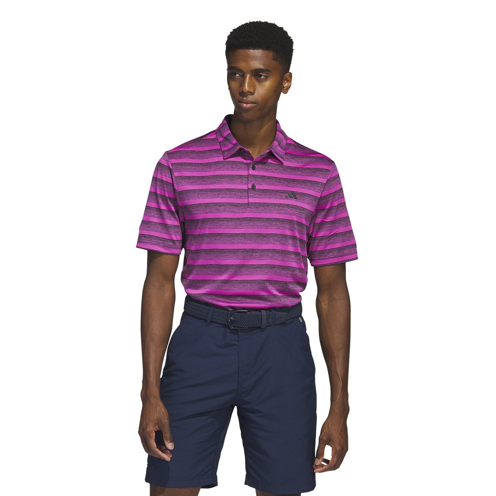 adidas 2-Colour Stripe Golf Polo Shirt HR8010 – Image 2