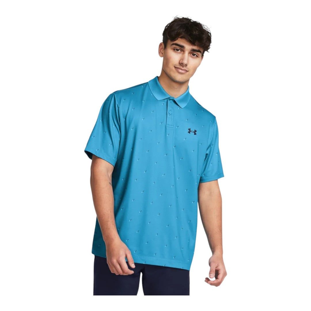 Under Armour Performance 3.0 Printed Golf Shirt 1377377 – Image 2