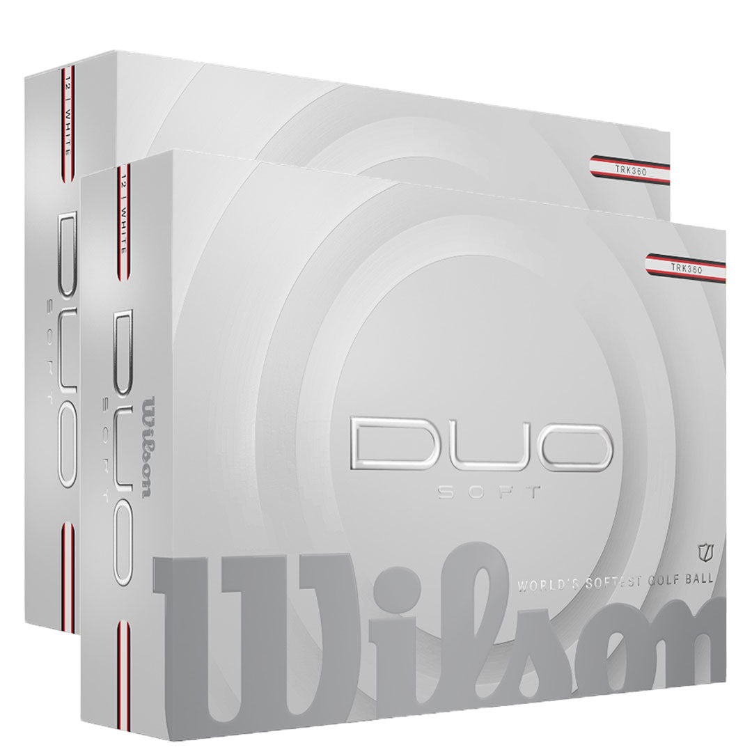 Wilson 2025 Duo Soft TRK360 Golf Balls | Double Dozen