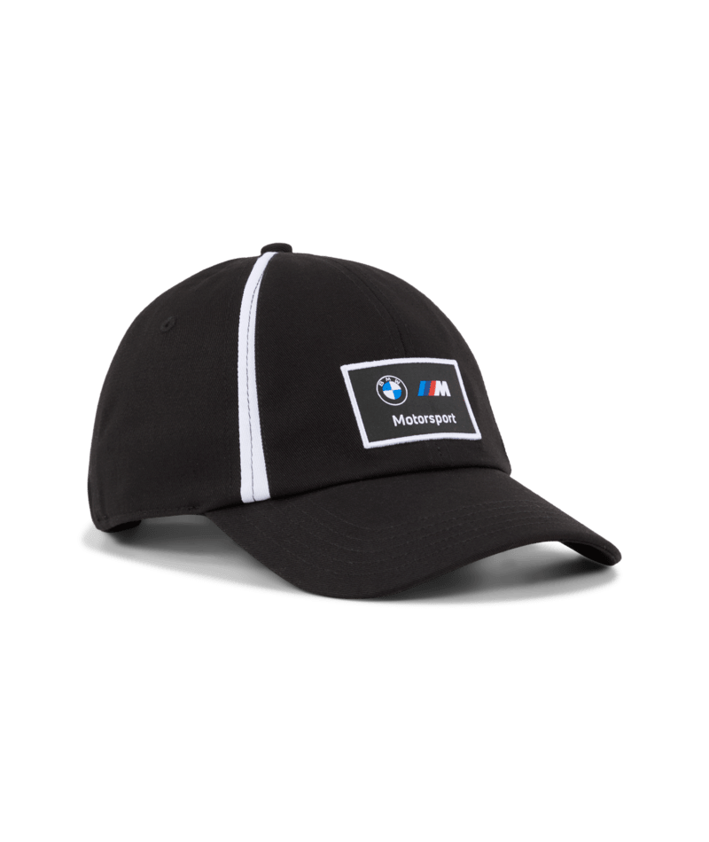 BMW "M" Motorsports Puma Heritage Dad Hat - Black/White/Blue – Image 3