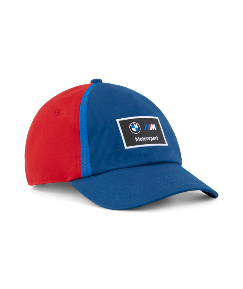 BMW "M" Motorsports Puma Heritage Dad Hat - Black/White/Blue – Image 2
