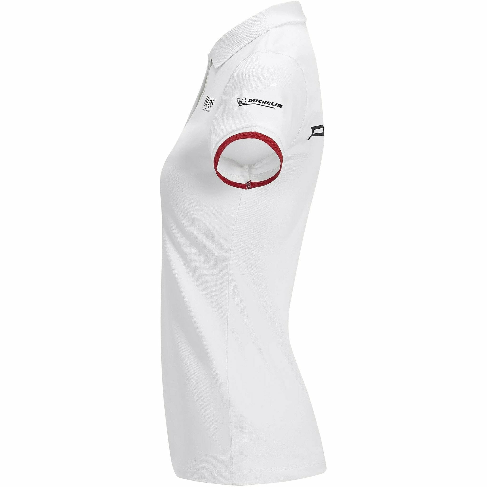 Porsche Motorsport Women's White Team Polo w/Motorsport Kit – Image 3