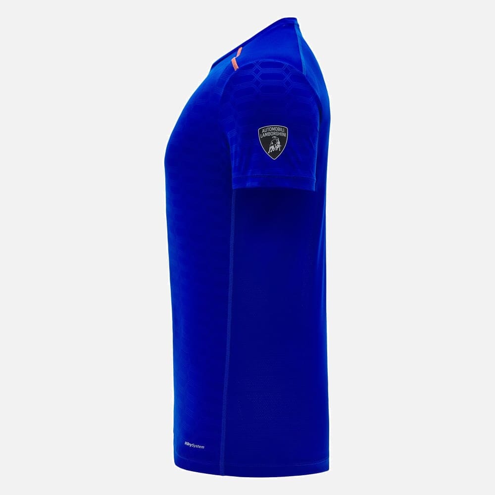 Automobili Lamborghini Men's Activewear T-Shirt - Blue – Image 2