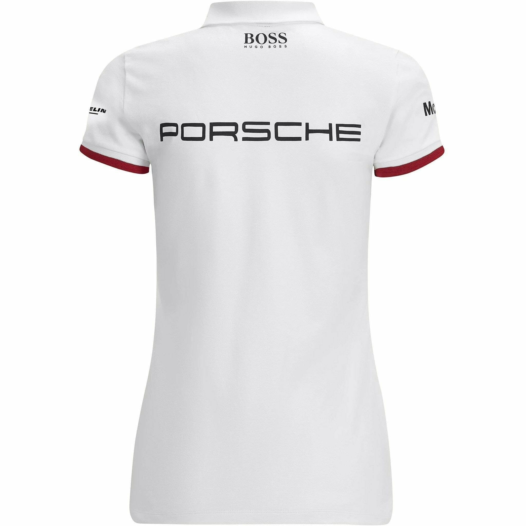 Porsche Motorsport Women's White Team Polo w/Motorsport Kit – Image 2