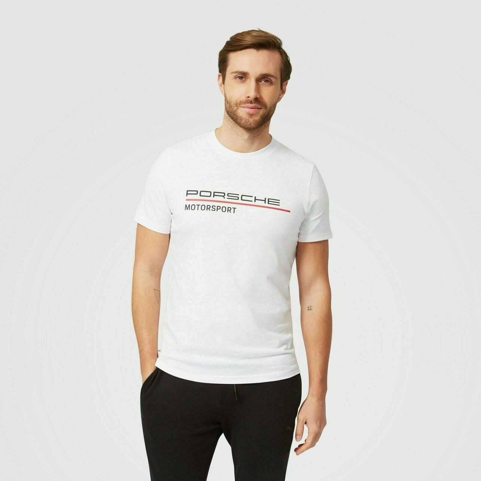 Porsche Motorsport Men's White T-Shirt – Image 5