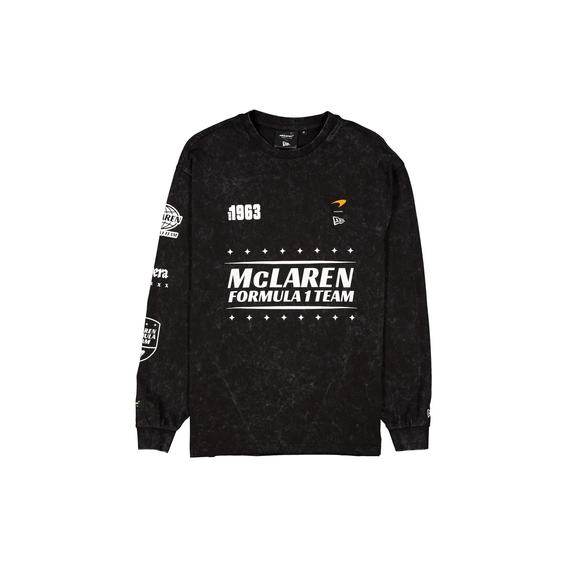 McLaren F1 x New Era Long Sleeve Racing T-Shirt - White/Black – Image 2