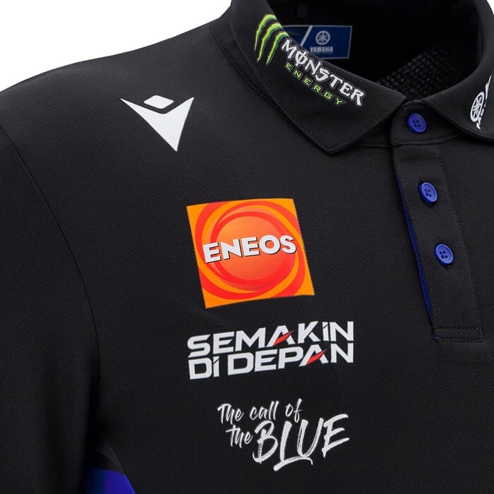 Monster Energy Yamaha 2025 Men's Team Replica Polo Shirt - Black – Image 4
