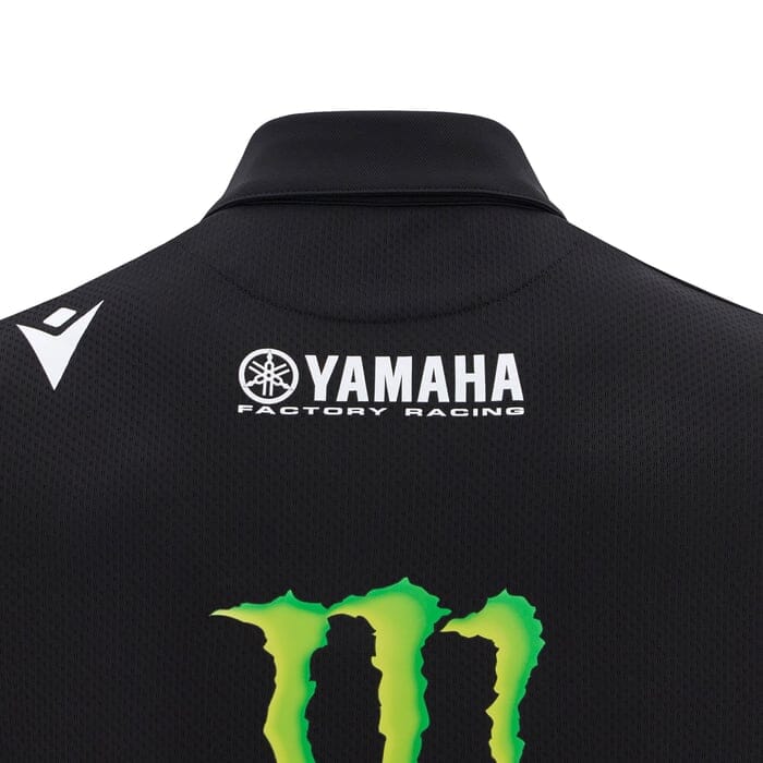 Monster Energy Yamaha 2025 Men's Team Replica Polo Shirt - Black – Image 5
