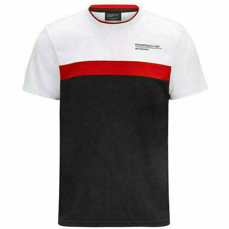 Porsche Motorsport Men's Color Block T-Shirt- Black