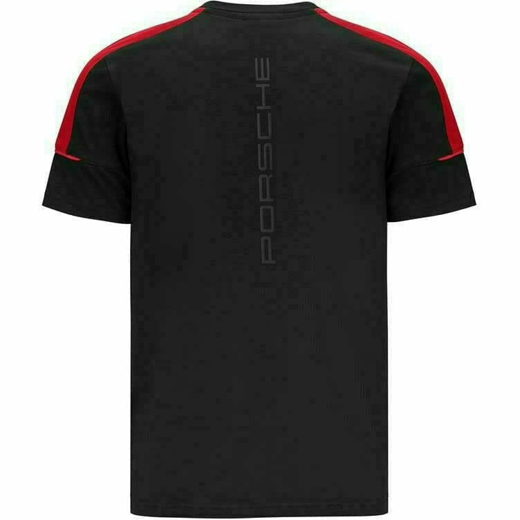 Porsche Motorsport Men's Black Fanwear T-Shirt – Image 2