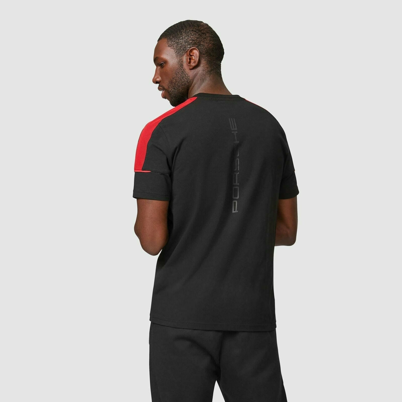 Porsche Motorsport Men's Black Fanwear T-Shirt – Image 4