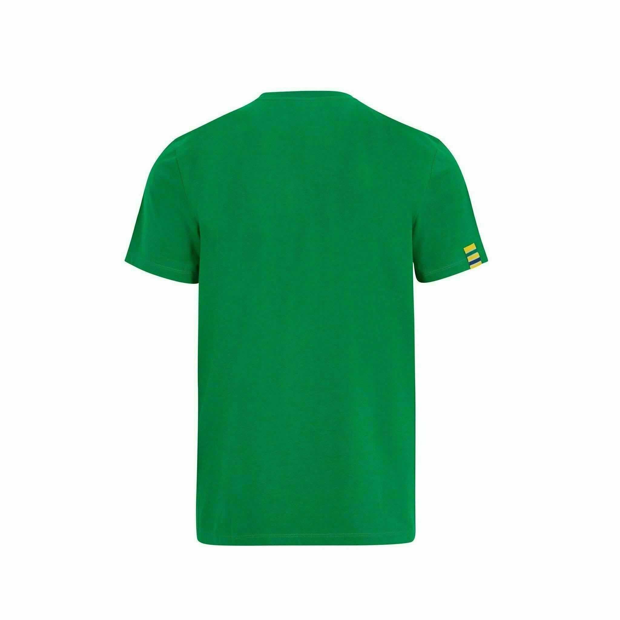 Ayrton Senna Fanwear Logo T-Shirt - Navy/Green/Yellow – Image 5