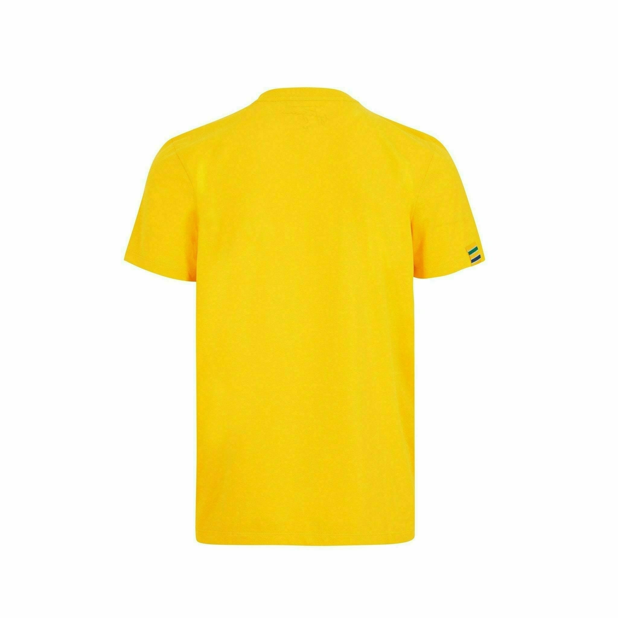 Ayrton Senna Fanwear Logo T-Shirt - Navy/Green/Yellow – Image 6